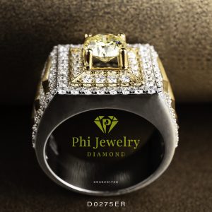 Thiết kế độc đáo với gia công nhẫn nam kim cương