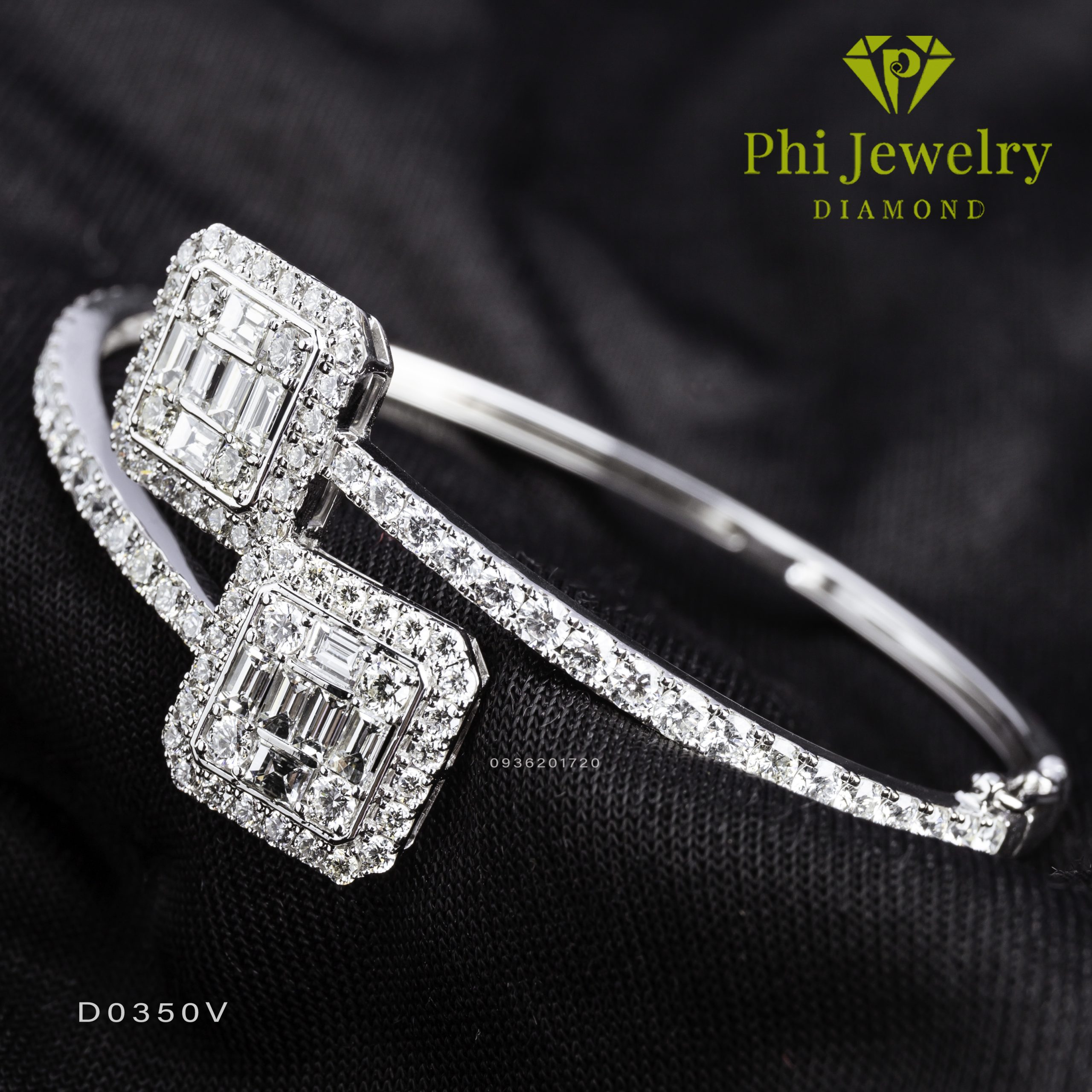 Vòng đeo tay kim cương nổi bật tại Phi Jewelry